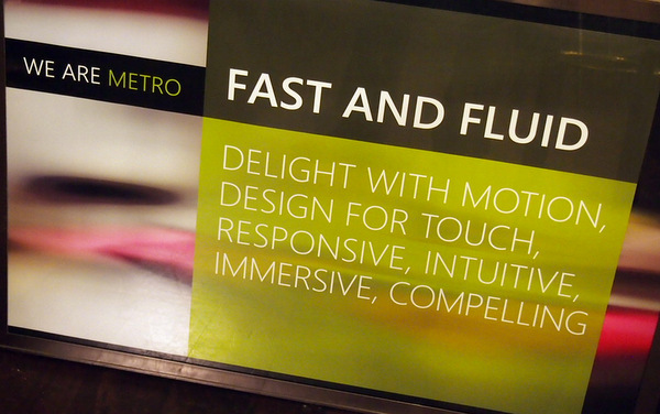 Microsoft Metro  Fast and Fluid