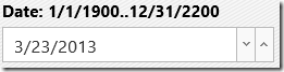 NetAdvantage for Windows UI - Date Editor