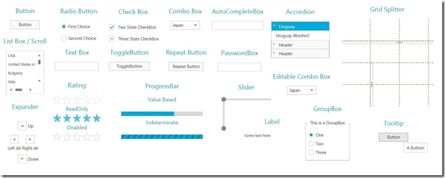 Microsoft controls theming support - Metro Light Theme