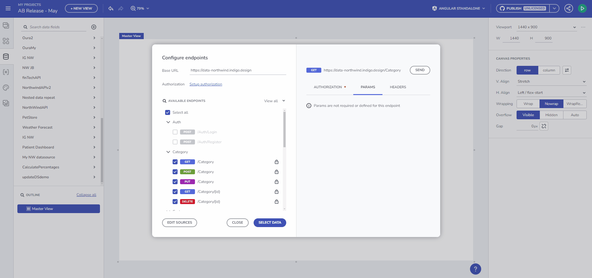  app builder with data source release