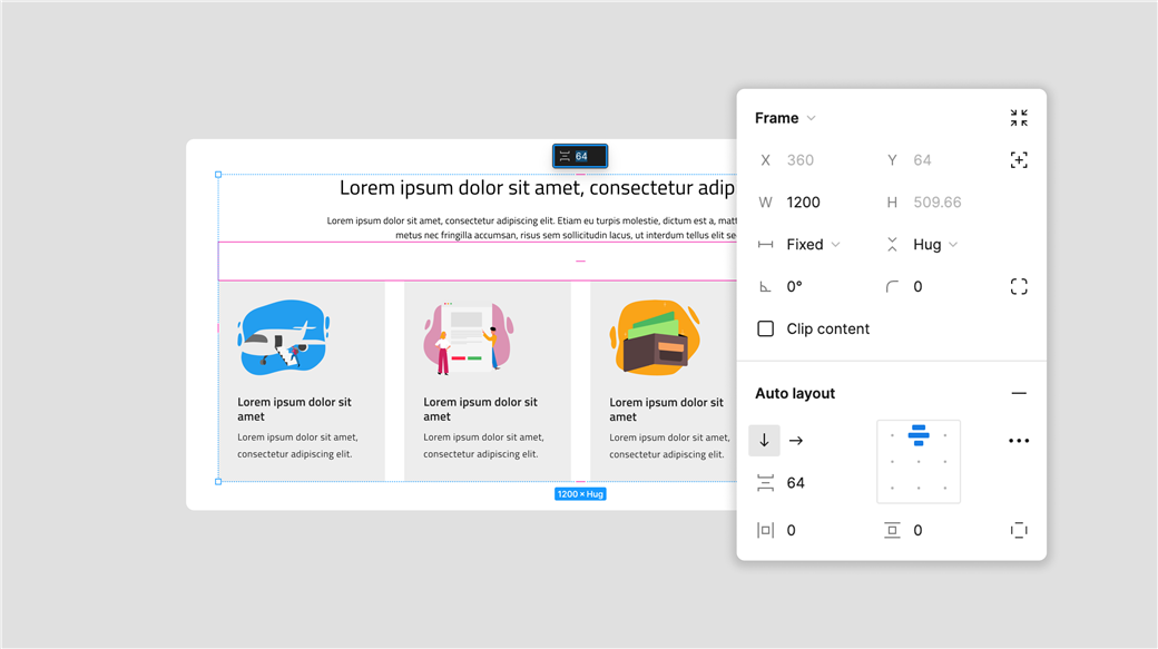 Using Auto Layout in Figma