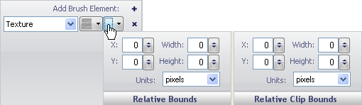 The gauge's relative bounds editor.