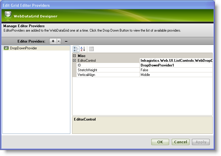 WebDataGrid Using WebDropDown as an editor provider for WebDataGrid 01.png