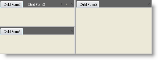 example of ultratabbedmdimanager with multiple nested tab groups