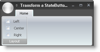 transform a statebutton tool into a checkbox