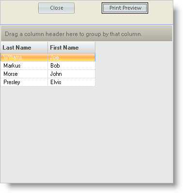 form that is created following the steps and code above.