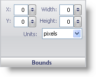 Wingauge's annotation bounds pane.