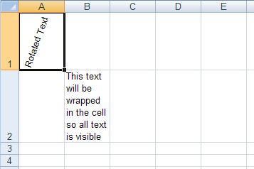 Displays the results of using the code listed above.