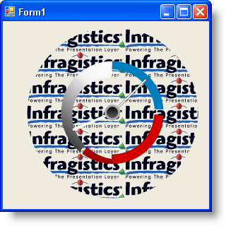 Wingauge's radial gauge with an image fill brush element applied.