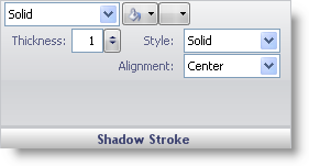 wingauge's shadow stroke pane.