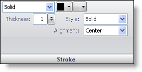 wingauge's stroke pane.