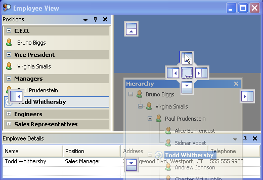 ultradockmanager visual studio 2005 style docking