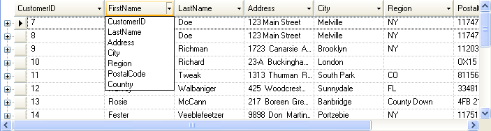 column swapping in rowlayout in ultragrid