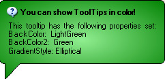 ultratooltipmanager's balloontip with elliptical gradient applied