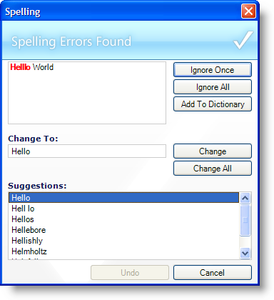 new ultraspellchecker control