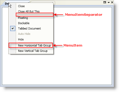 xamdockmanager's styling points