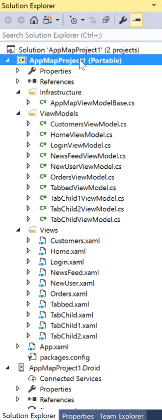 Xamarin 앱맵