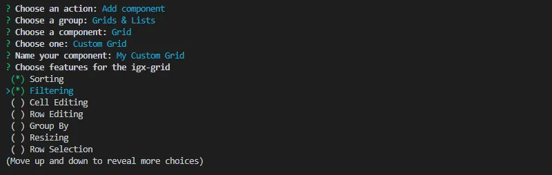 Step by step component feature toggles